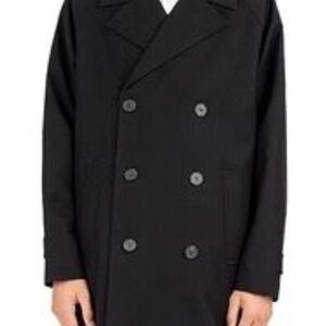 NWT $300 The Kooples Men's Double Breasted Trench Coat Xl